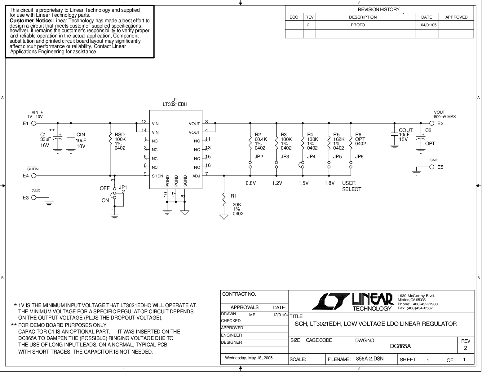 DC865A - Schematic