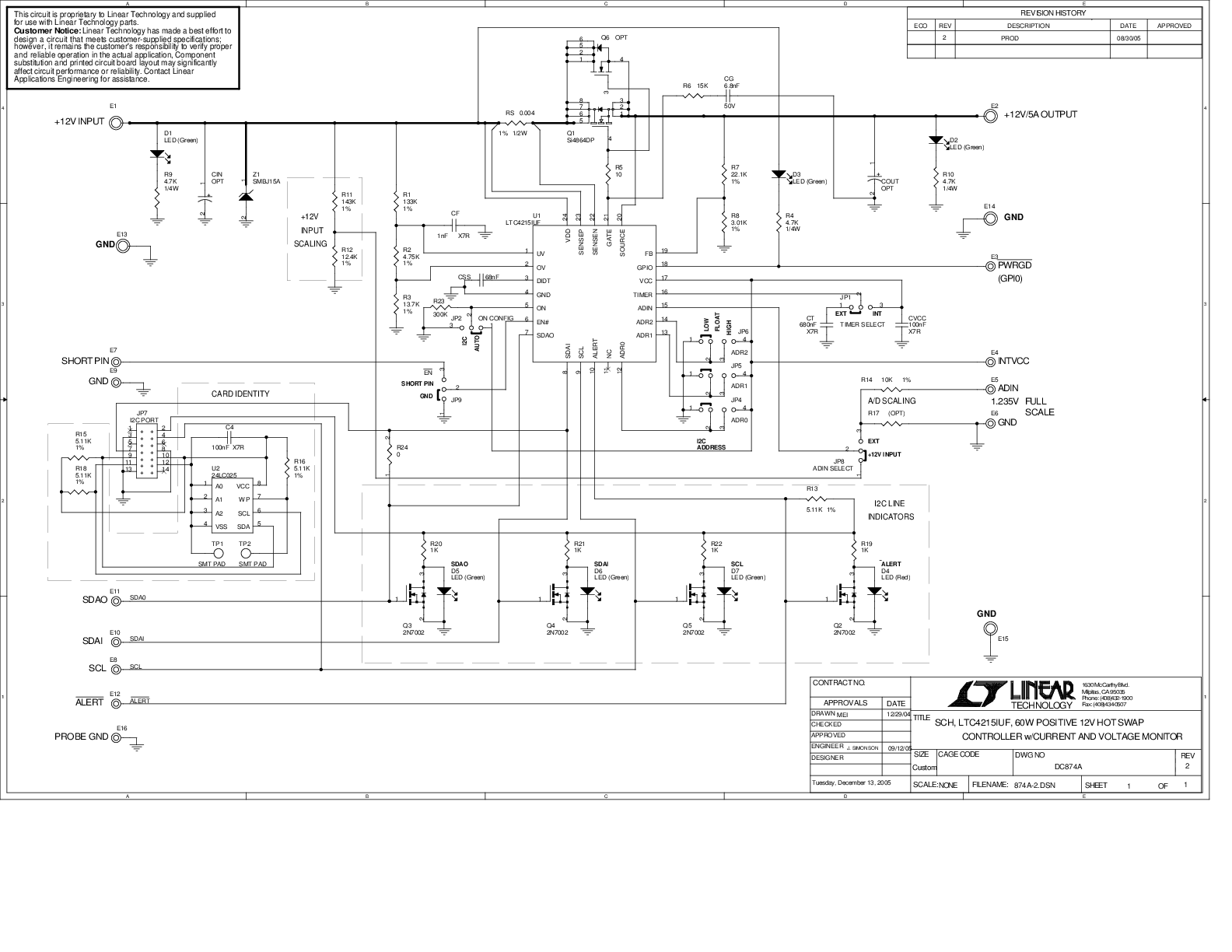 DC874A - Schematic