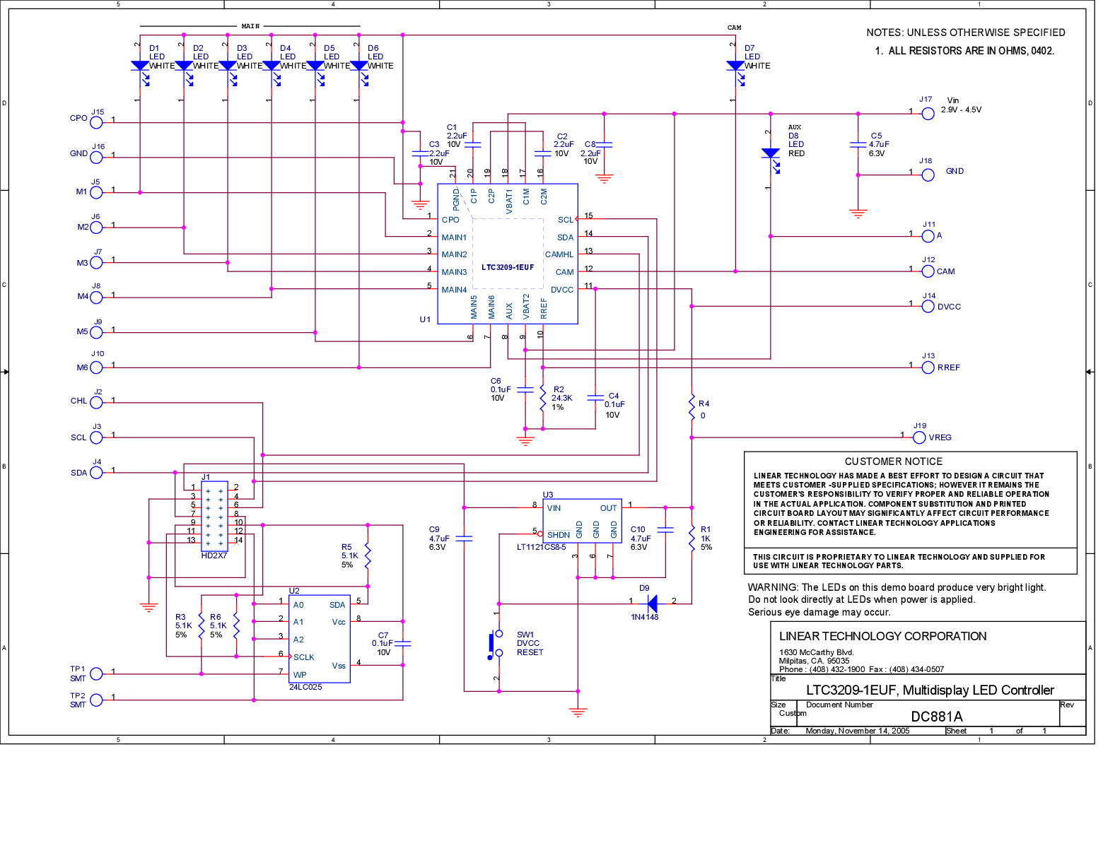 DC881A - Schematic