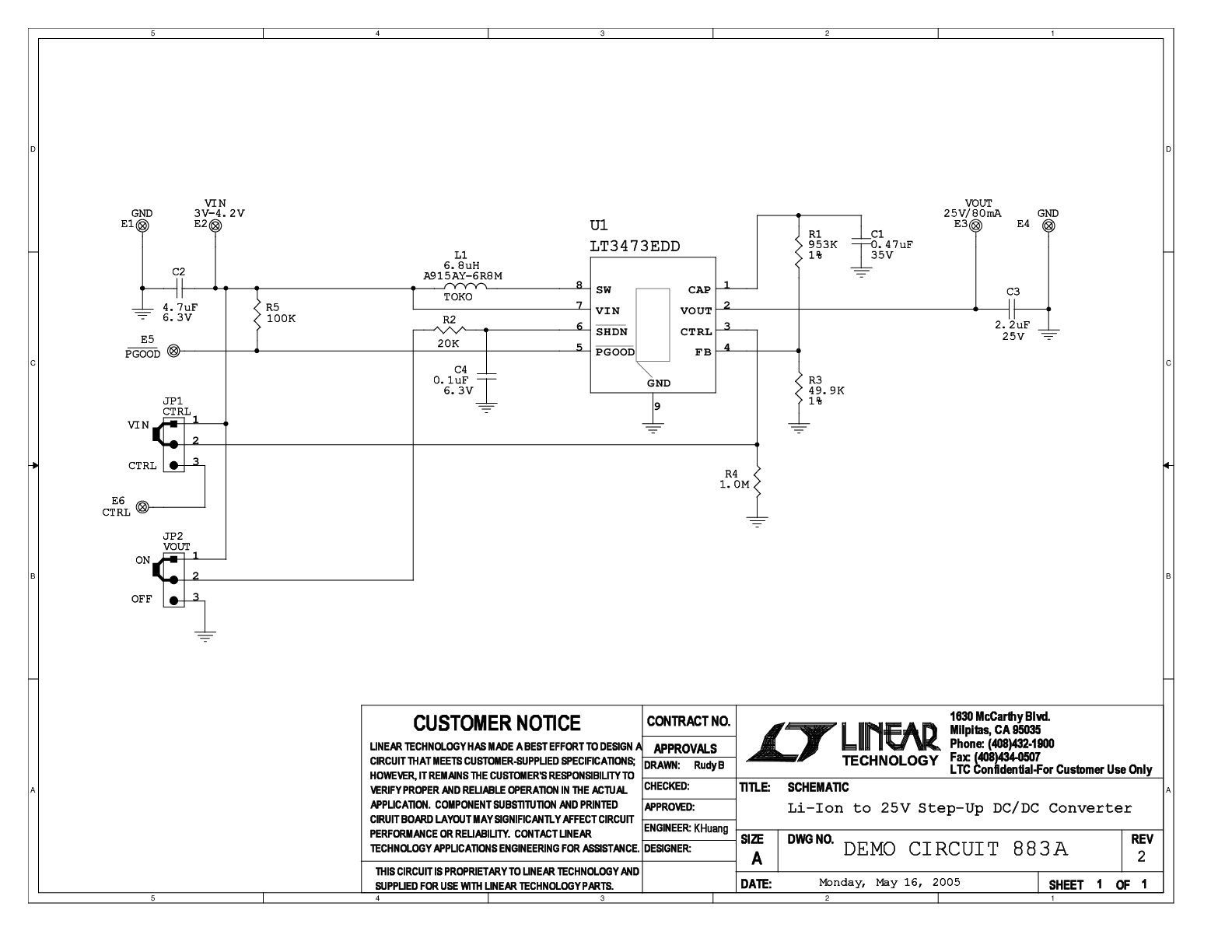 DC883A - Schematic