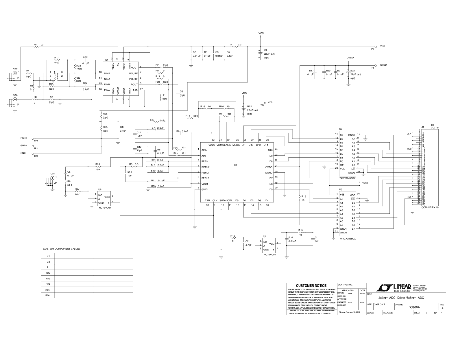 DC900A-01E - Schematic