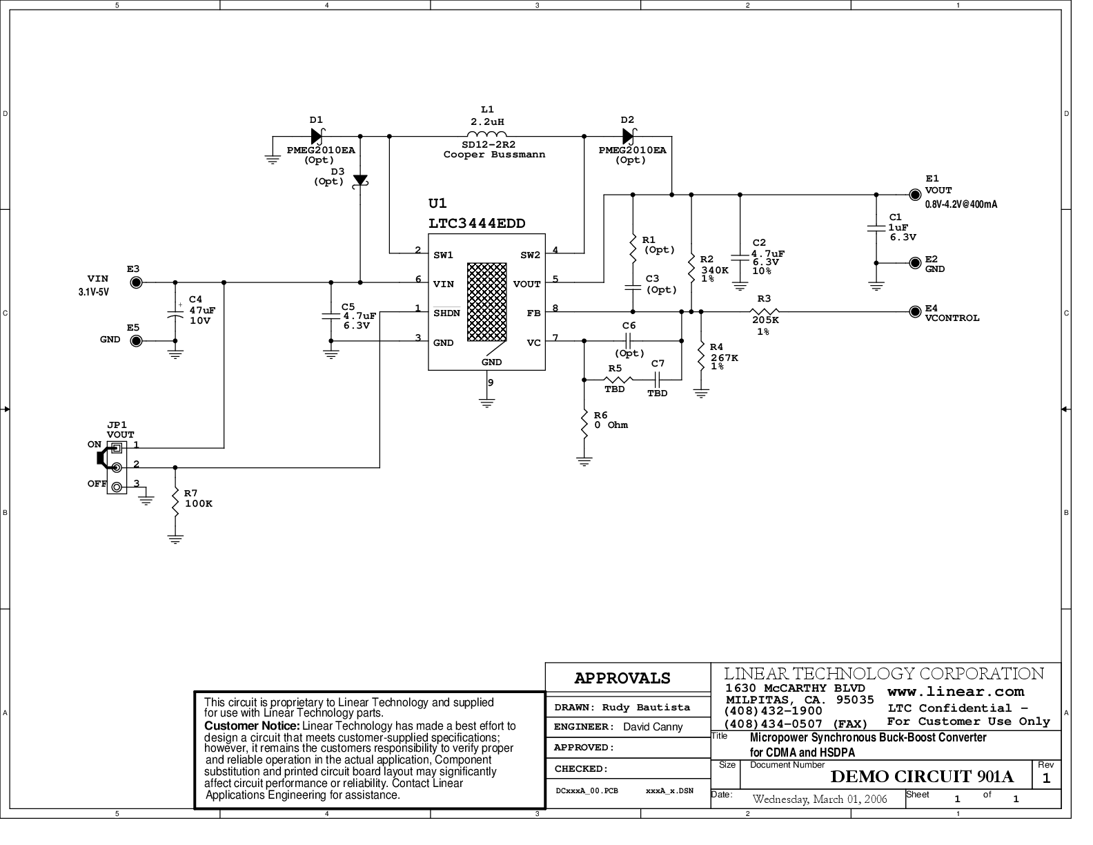 DC901A - Schematic