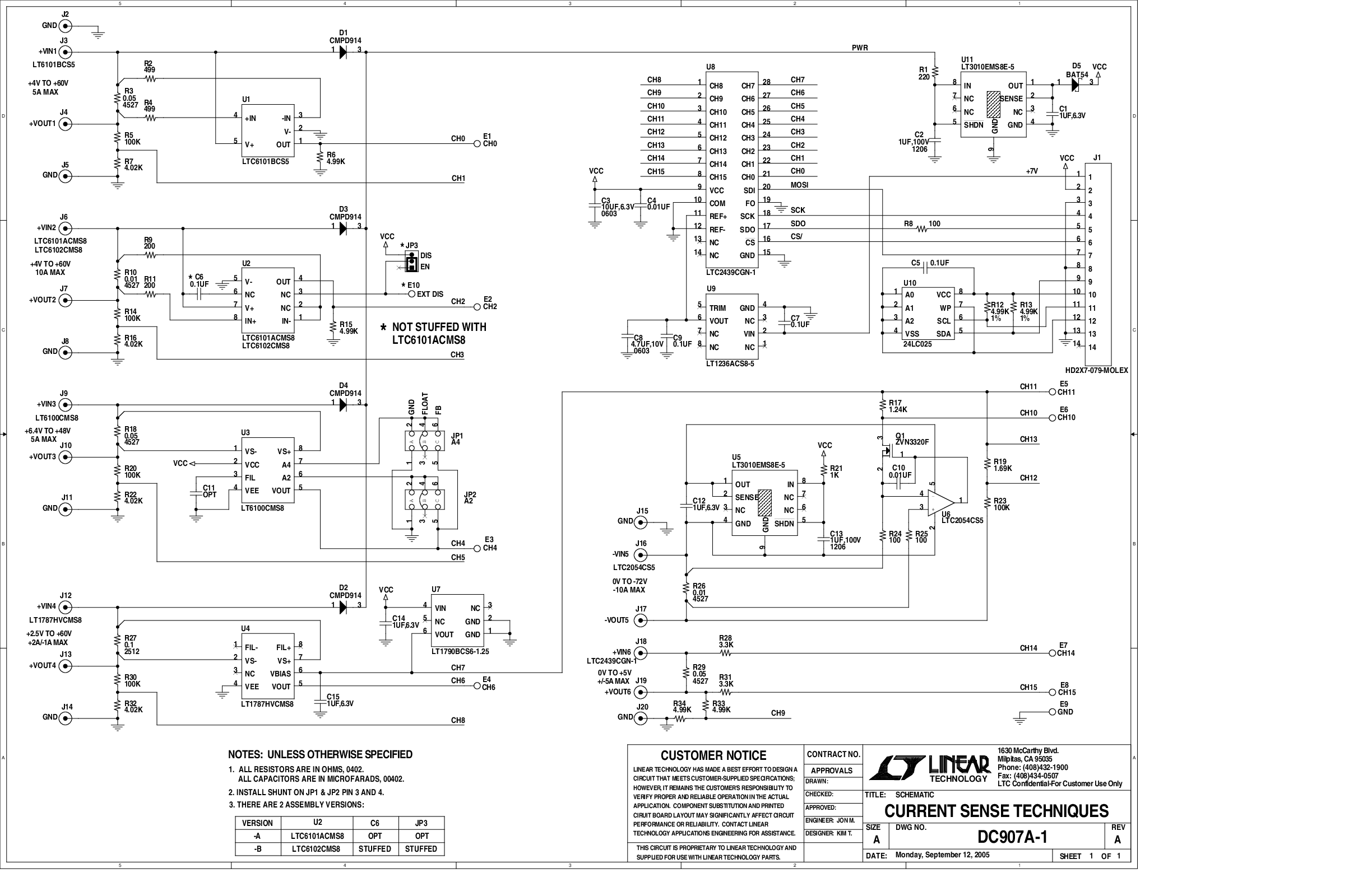 DC907A-B - Schematic