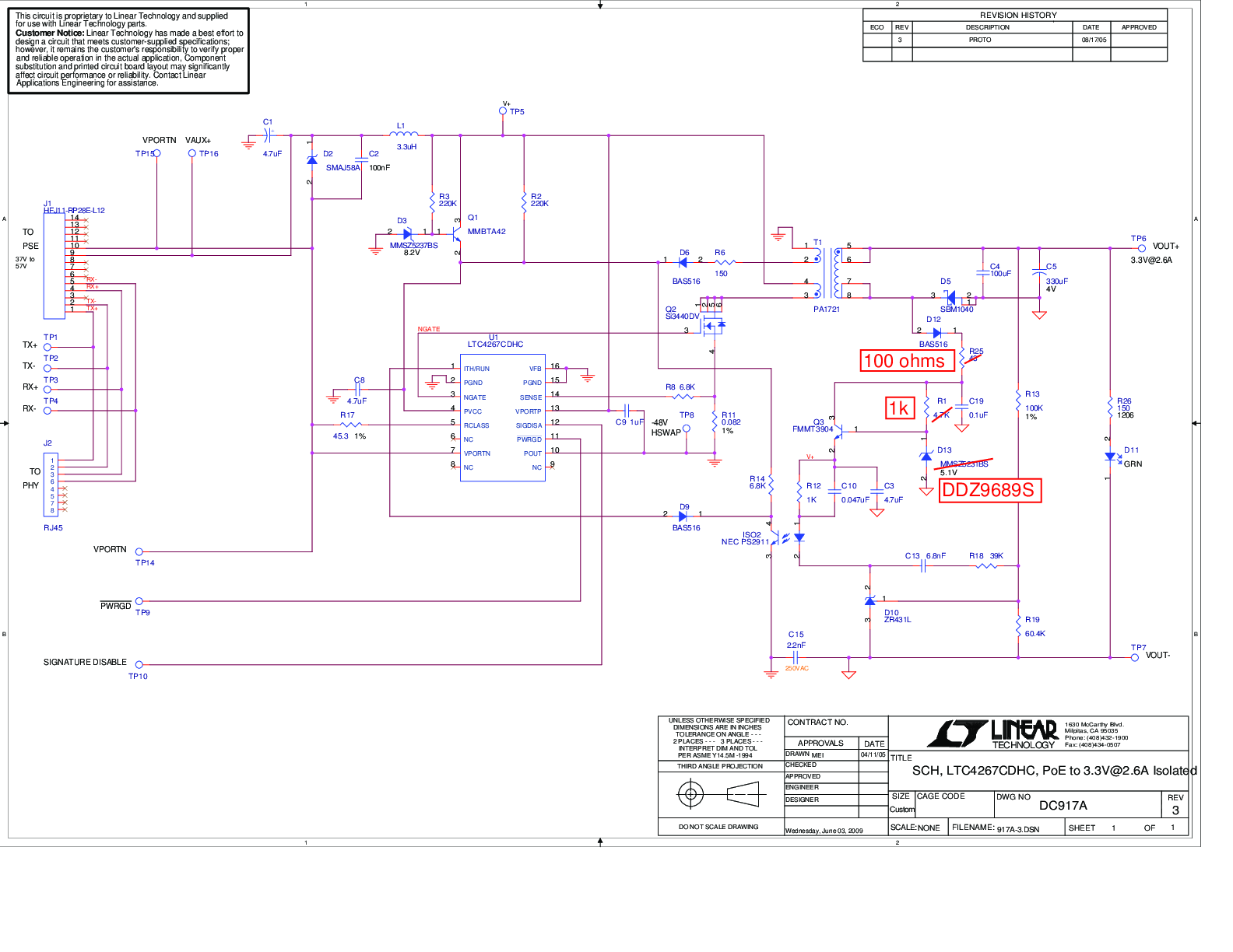 DC917A - Schematic