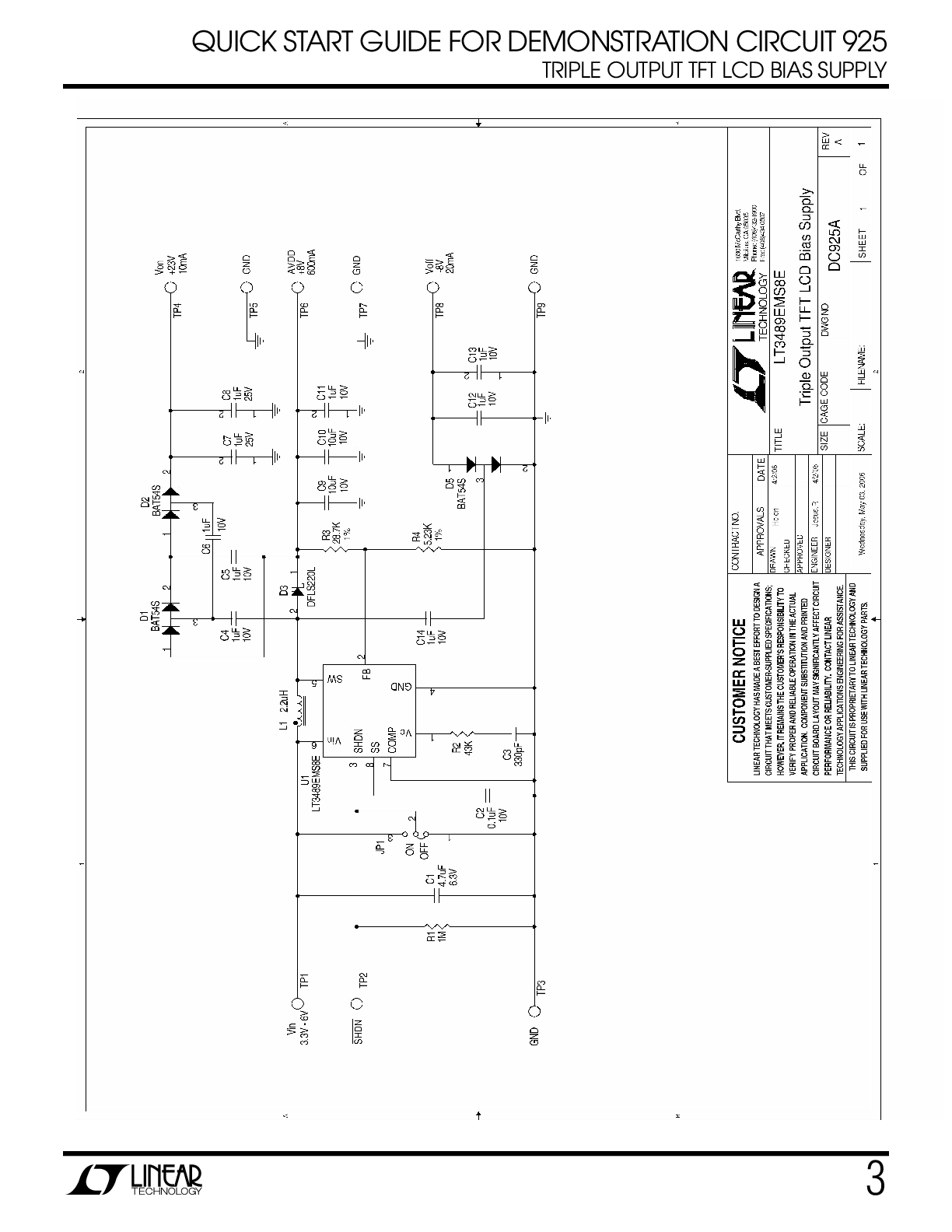 DC925A - Schematic