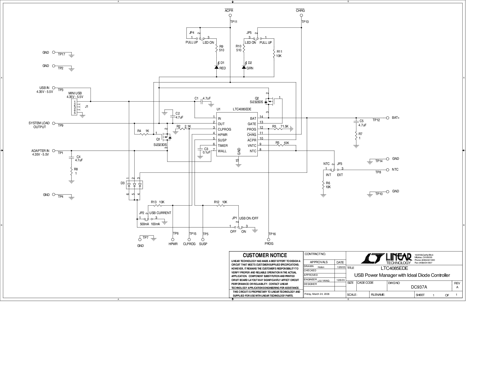 DC937A - Schematic