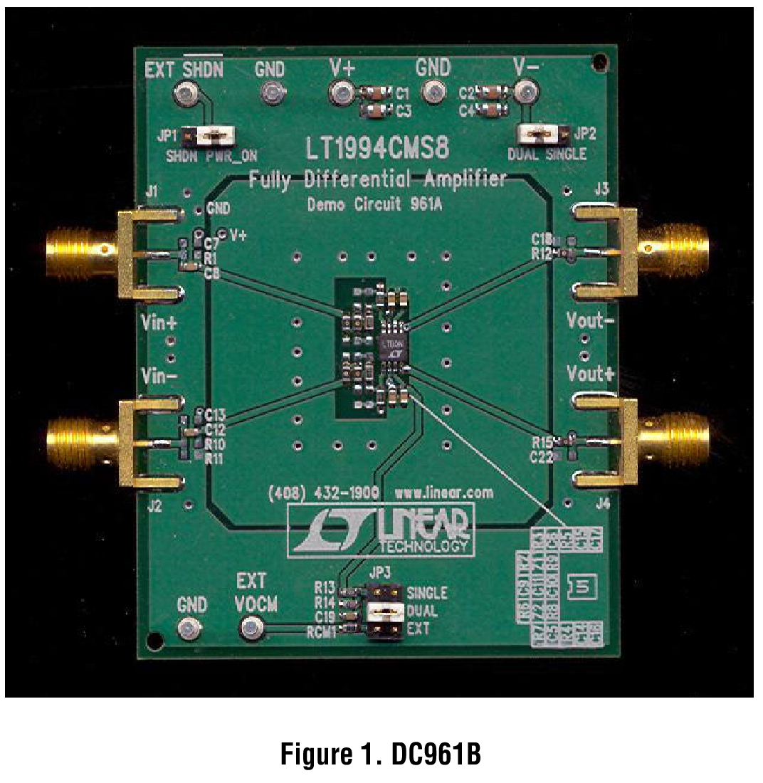DC961B - Demo Board Image