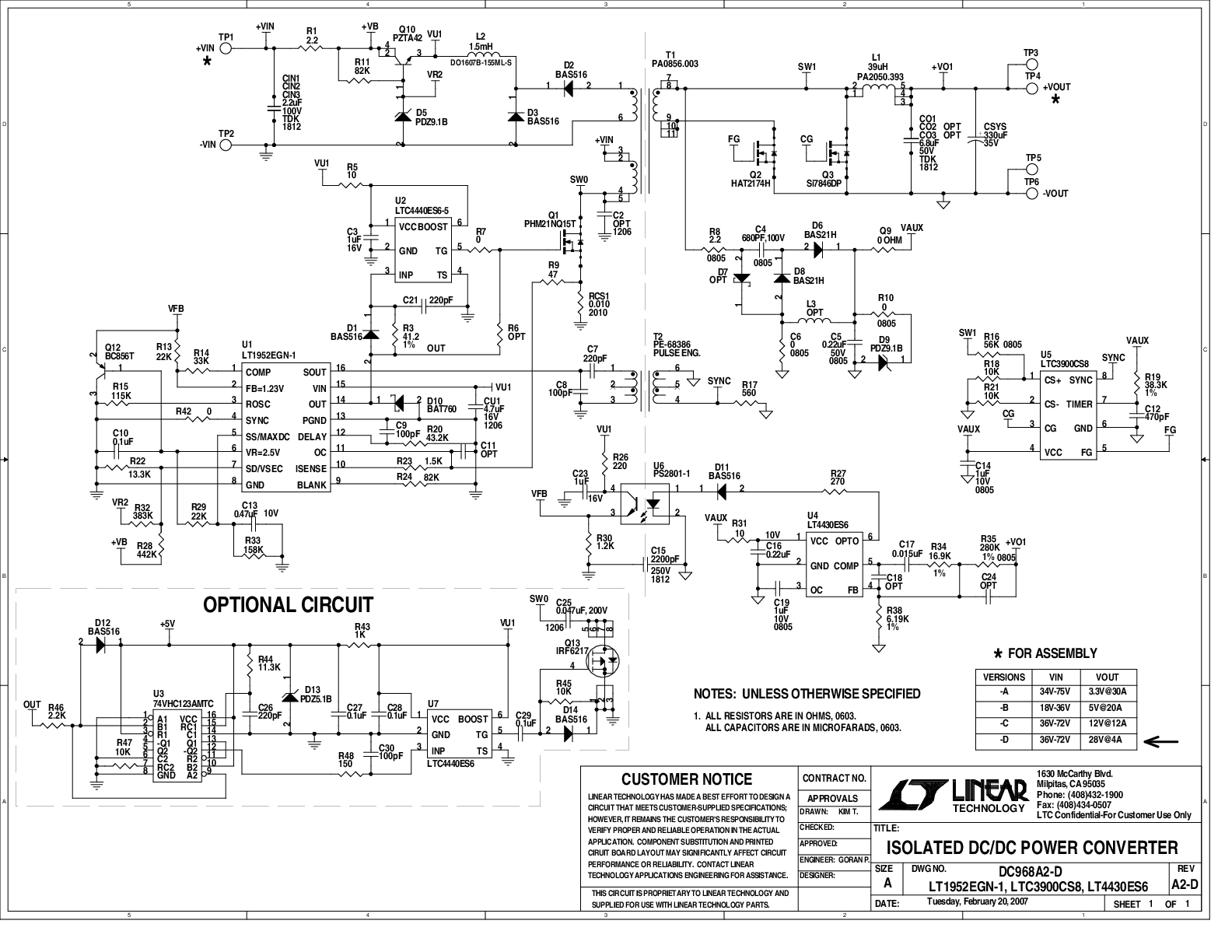 DC968A-A - Schematic