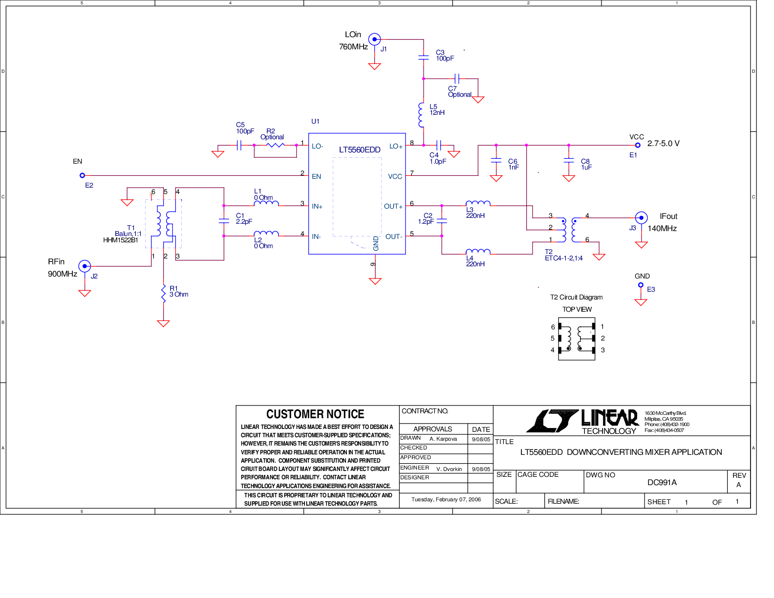 DC991A - Schematic