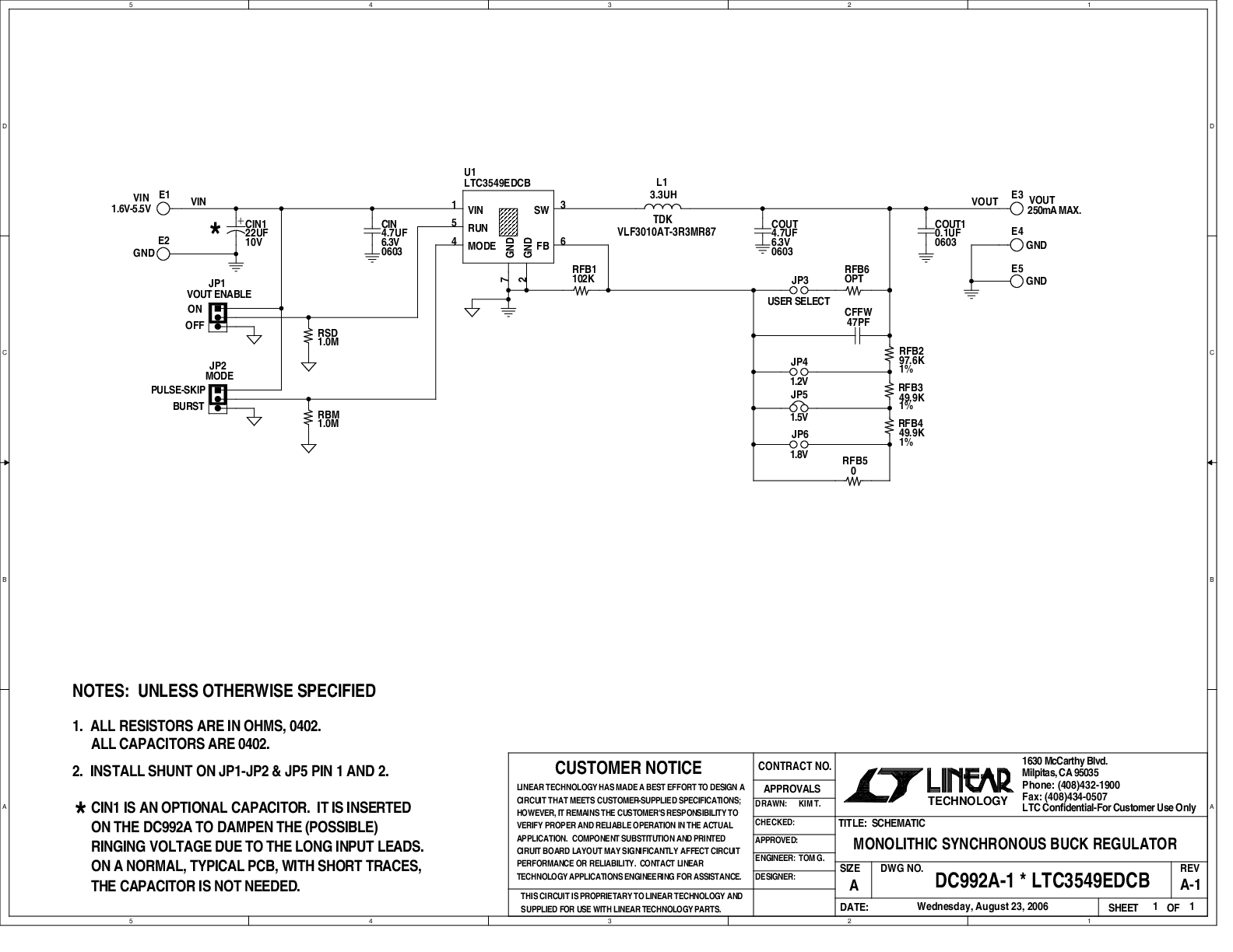 DC992A - Schematic