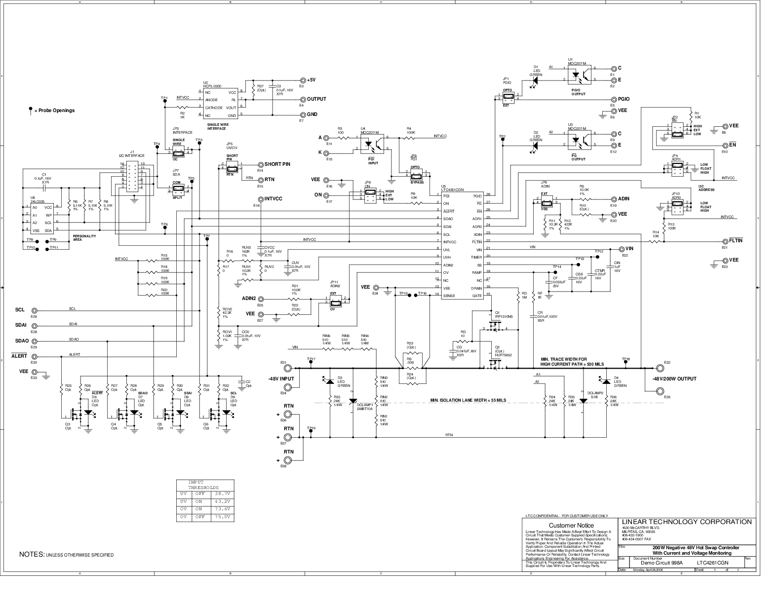 DC998A - Schematic