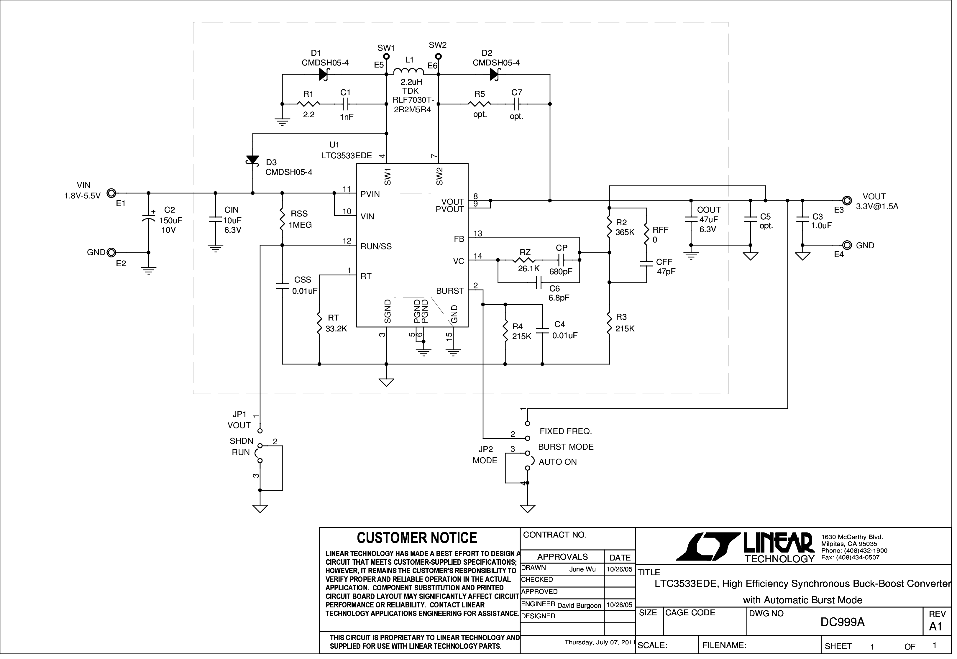 DC999A - Schematic