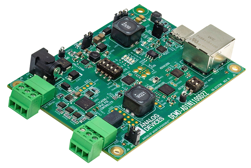 DEMO-ADIN1100D2Z Board Photo Angle View