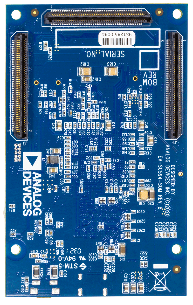 EV-SC594-SOM Evaluation Board - Top View