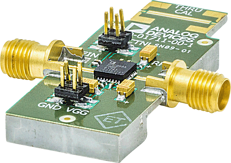 HMC998APM5 Evaluation Board - Angle View