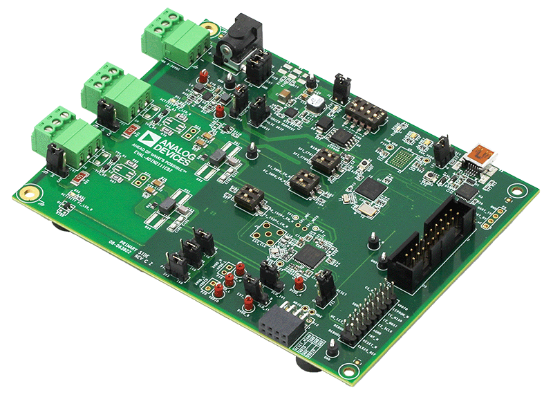 ADIN2111 Evaluation Board - Angle View