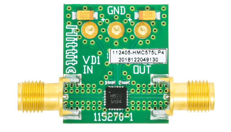 HMC575 Evaluation Board - Top View