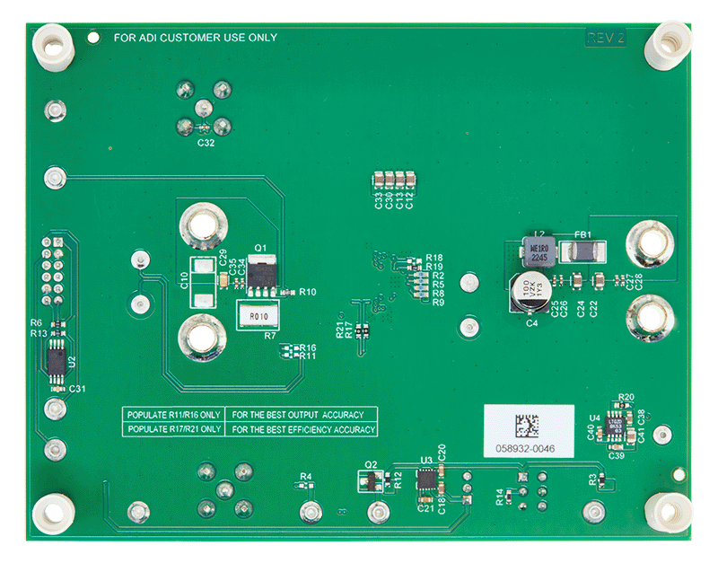 EVAL-LT7170-AZ Board Photo Bottom View
