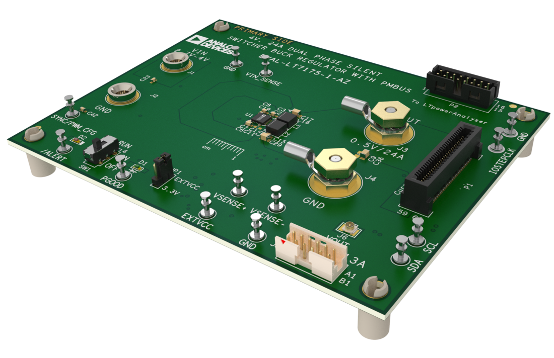 EVAL-LT7175-1-AZ Top Angle Evaluation Board