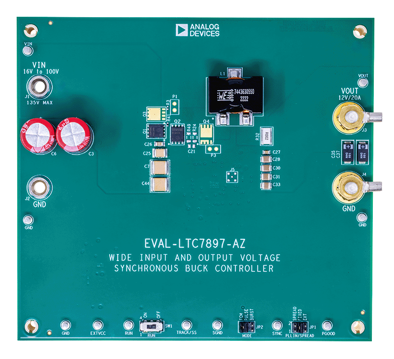 EVAL-LTC7897-AZ Board Photo Top View