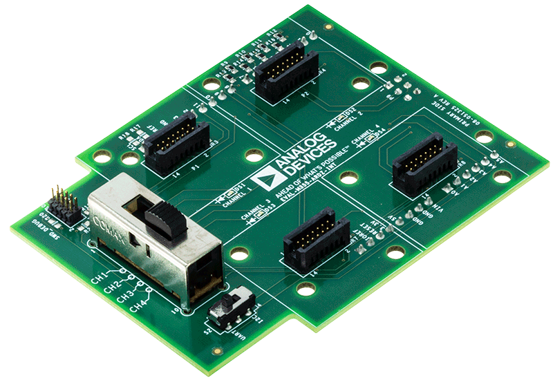 M355-ARDZ-INT Evaluation Board - Angle View