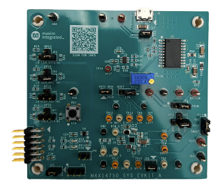 MAX14750EVSYS: Board Photo title=
