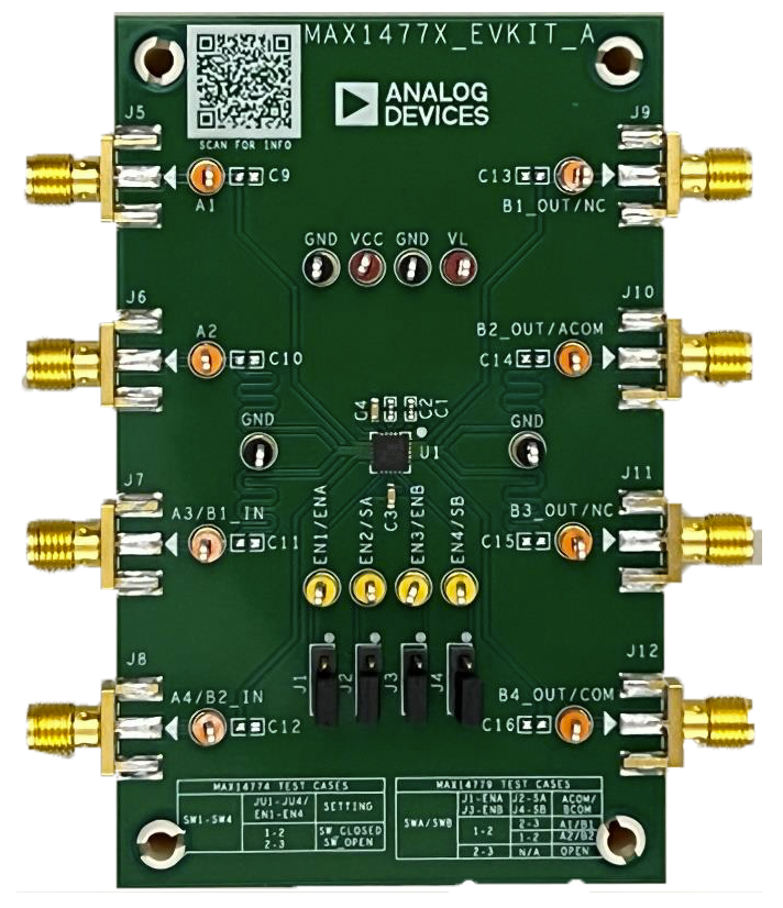 MAX1477XEVKIT: Board Photo title=