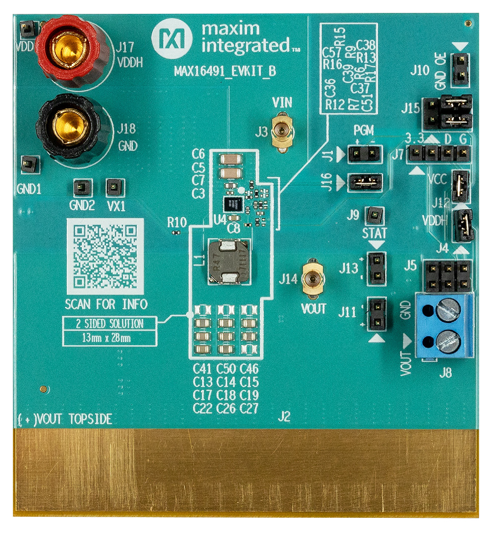 MAX16491 EV Kit Board Photo