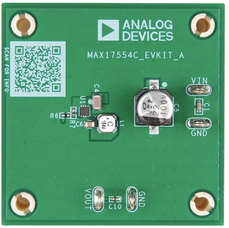 MAX17554CEVKIT: Board Photo