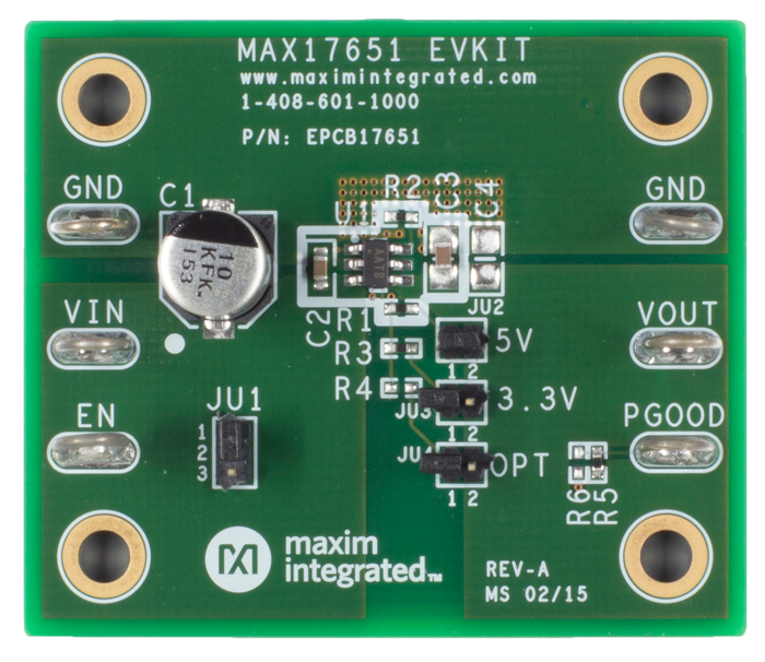 MAX17651EVKIT: Board Photo