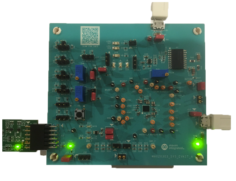 MAX20303EVSYS: Board Photo