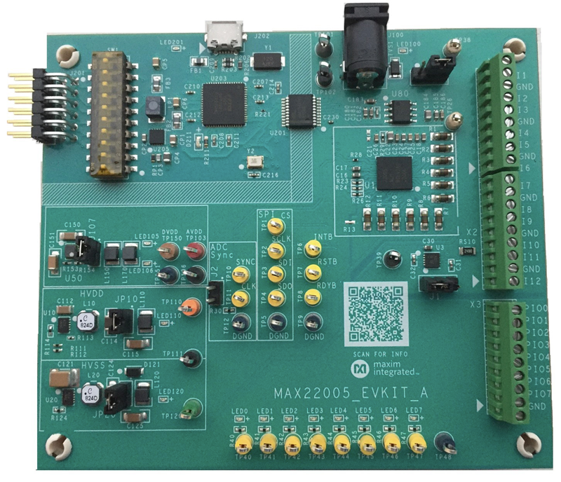 MAX22005EVKIT: Board Photo