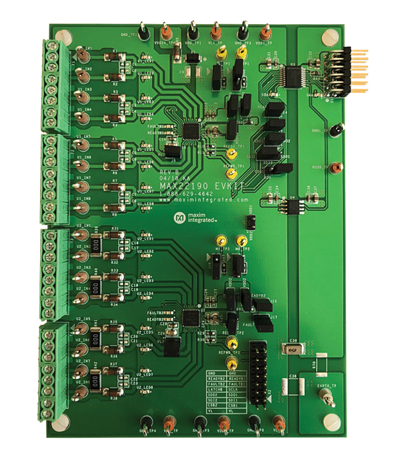 MAX22190EVKIT, MAX22190EVSYS: Photo Board