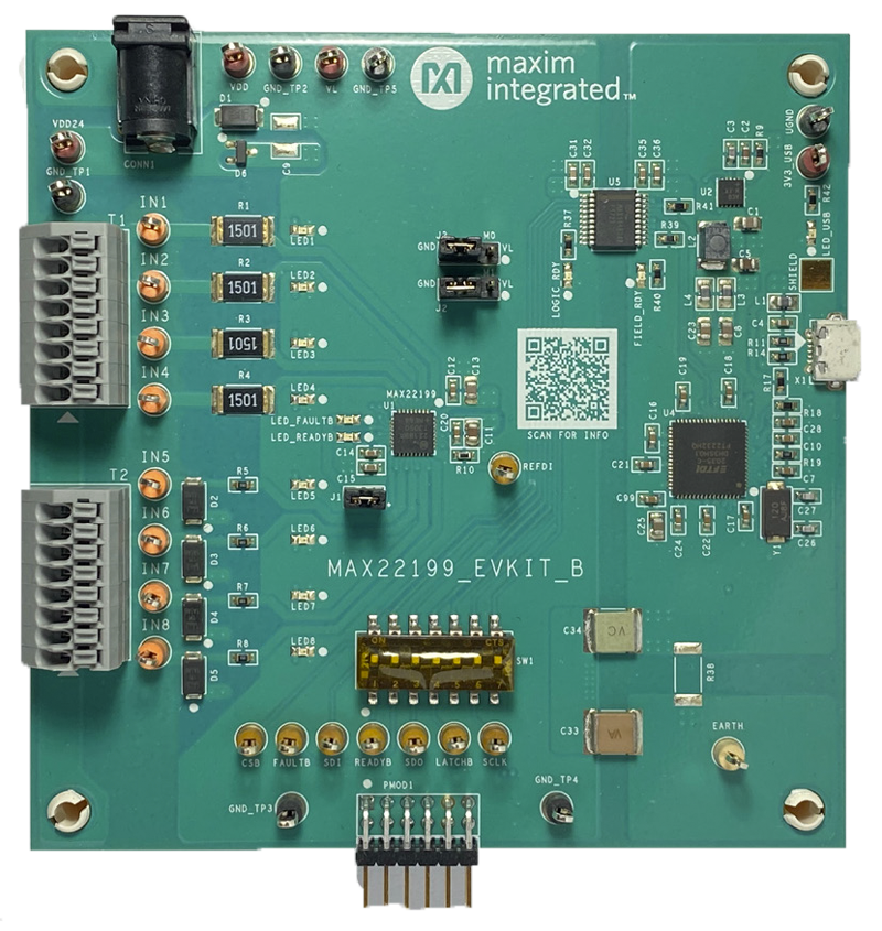 MAX22199EVKIT: Board Photo