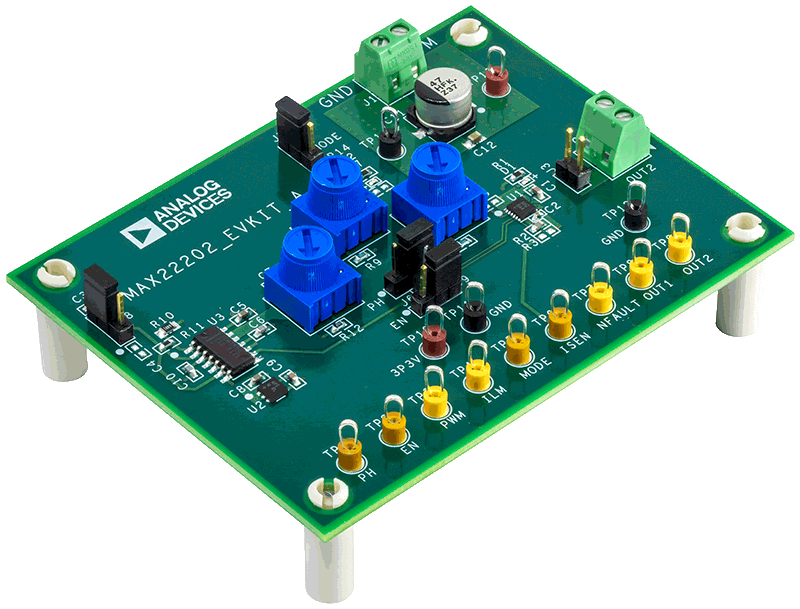 MAX22202EVKIT Board Photo Angle
