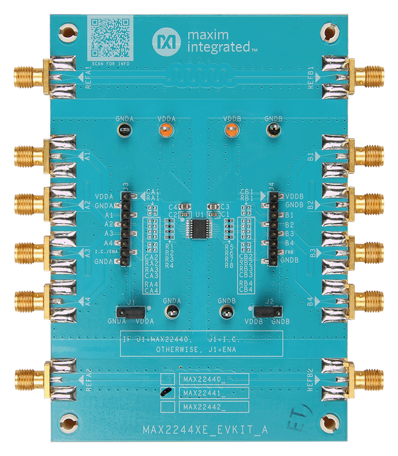 MAX22441EVKIT Board Photo Top