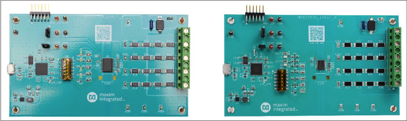 MAX22530EVKIT, MAX22531EVKIT: Board Photo