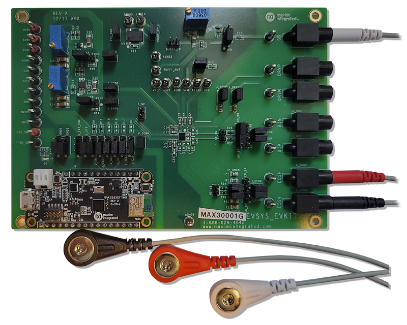 MAX30001GEVKIT: Board Photo