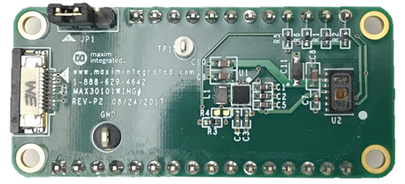 MAX30101WING: Board Photo