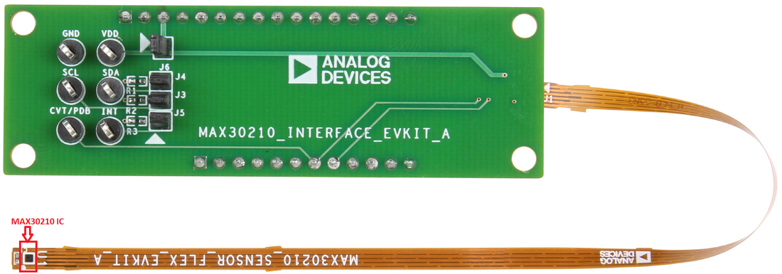 MAX30210 EV Kit Photo