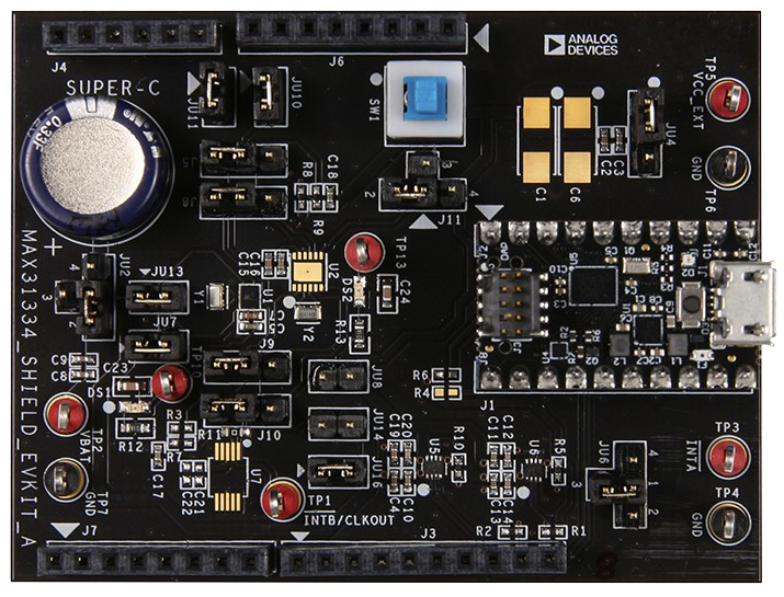 MAX31334SHLD: Board Photo