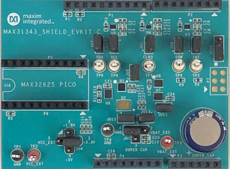 MAX31343SHLD: Shield Photo