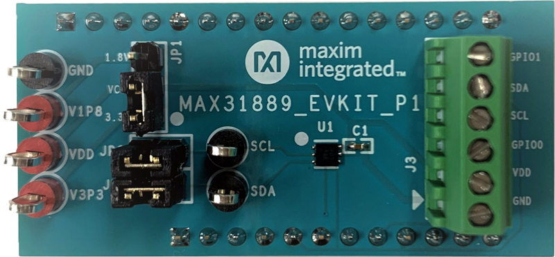 MAX31889EVSYS: Board Photo