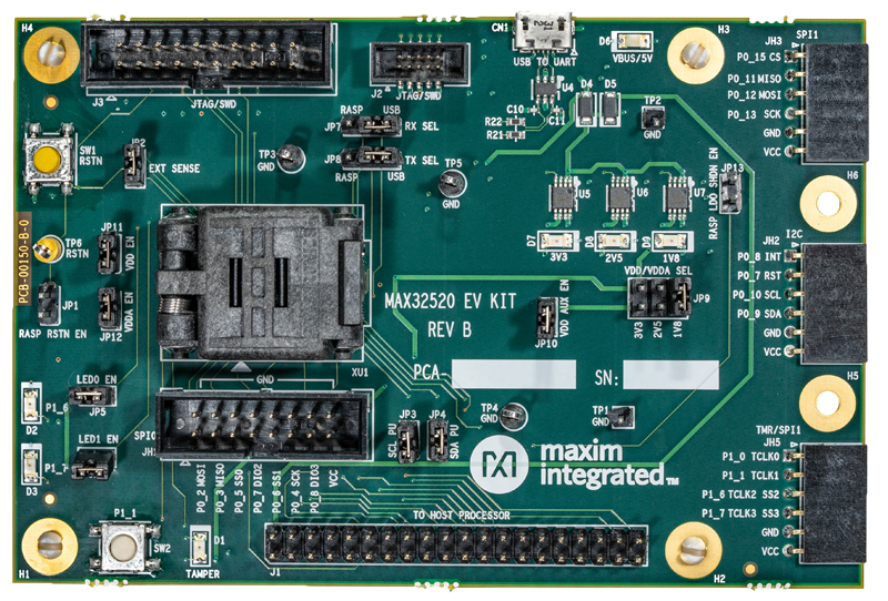 MAX32520-KIT: Board Photo