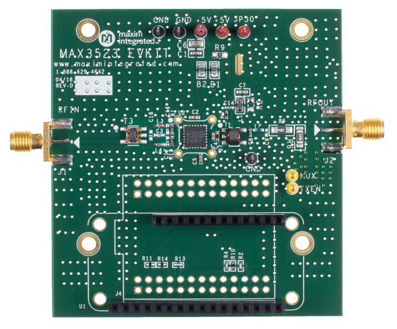 MAX3523EVKIT: Board Photo