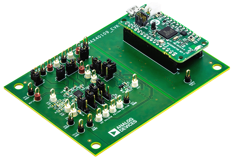MAX40109EVKIT Board Photo - Angle View