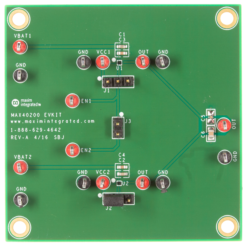 MAX40200EVKIT: Board Photo