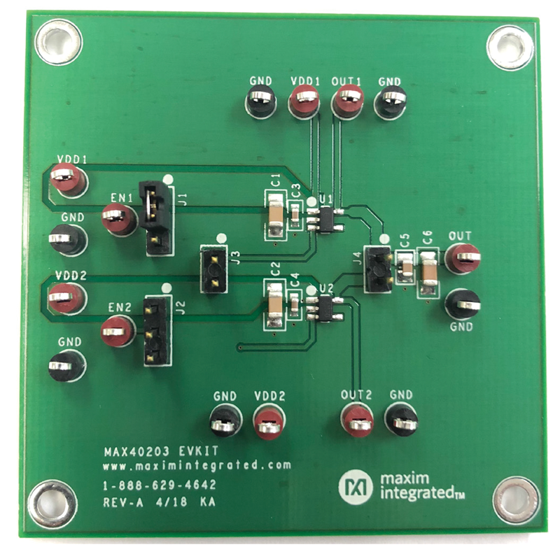 MAX40203EVKIT: Board Photo