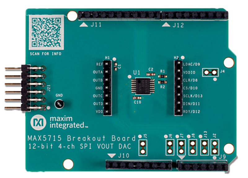 MAX5715BOB: Board Photo