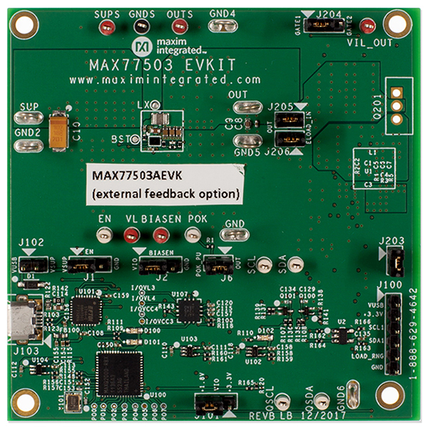 MAX77503 EV Kit Photo